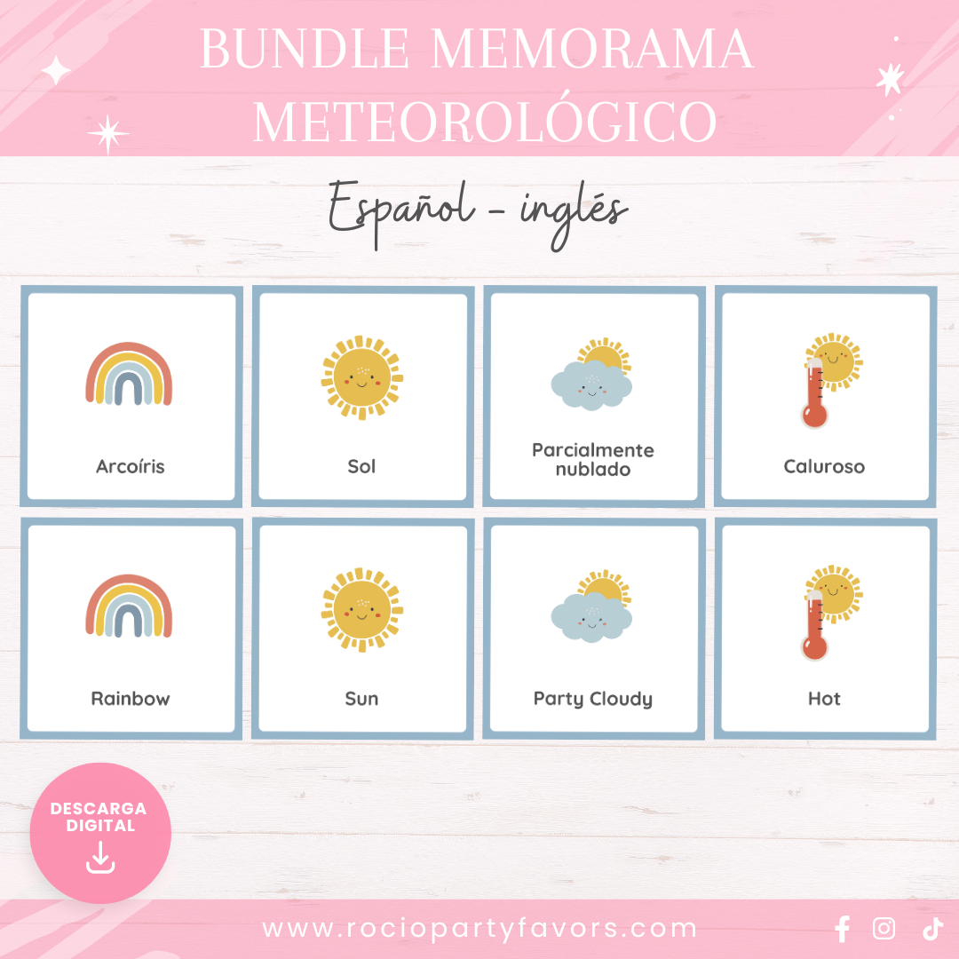 Bundle memorama meteorológico