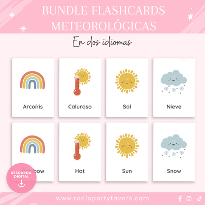 Bundle Flashcards meteorológicas